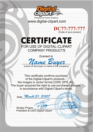 company certificate format