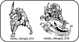 Nordic Vikings 2 - Free vector lipart in EPS and AI formats.