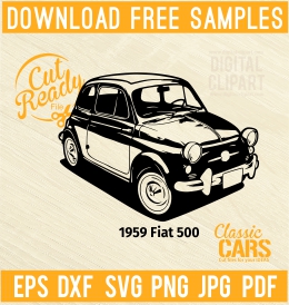 Classic Cars Clipart