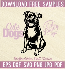 Funny Dogs  - Free vector lipart in EPS and AI formats.