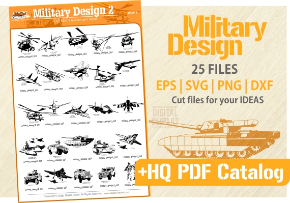 Military Design2 Cuttable files, cricut files, cut svg, cnc clipart