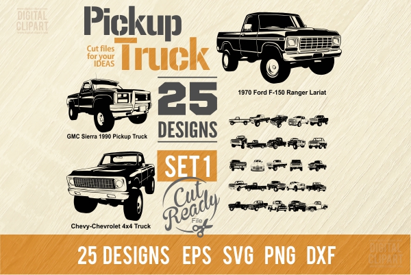 Pickup Truck Bundle SVG